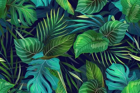 Tropical Foliage Pattern