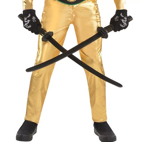 Boys Gold Fighter Ninja Costume Party City Canada