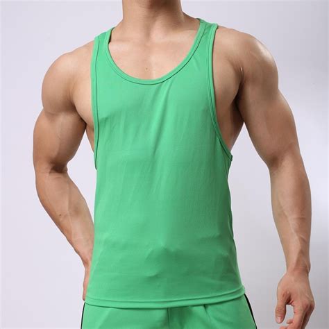 Men S Breathable Tank Tops Quickly Dry Mens Sleeveless Running Vests