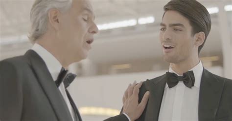 Andrea Bocelli Duets With Son For The First Time With Fall On Me