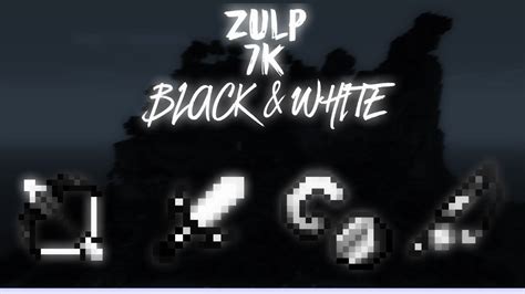 Minecraft Pvp Texture Pack Black And White Youtube