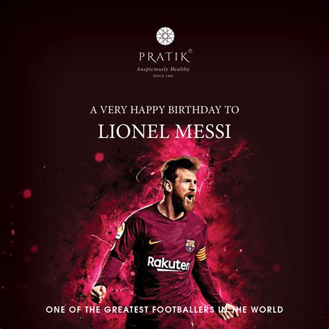 Pratik Copper Wishing A Very Happy Birthday To Lionel Messi One Of The Greatest Footballers In
