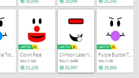Roblox Most Expensive Face