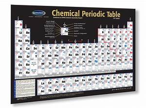 Chemical Periodic Table Of Elements Poster 18 Quot X 24 Quot Laminated
