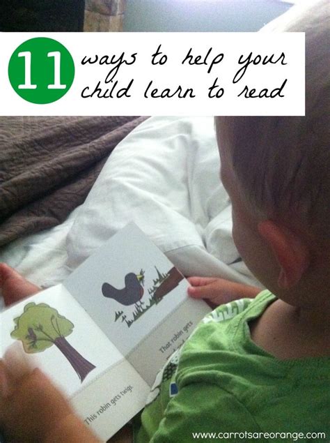 11 Ways To Help Your Child Learn To Read Guest Post From One Perfect