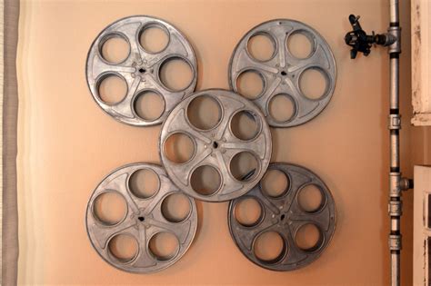 Old Film Reels Used As Theatre Decor Film Reels Old And New Decor