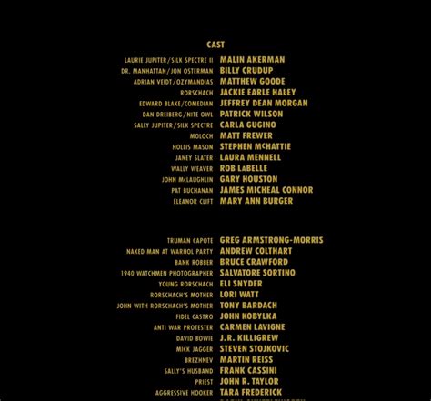 The end credits of Watchmen never mention Rorschach's true name ...