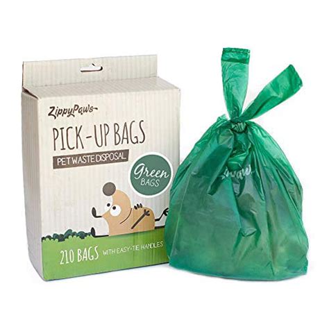 Zippypaws Dog Poop Pick Up Bags Large Strong Waste Bags With Easy