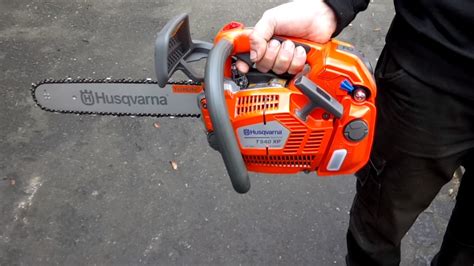 Test New Chainsaw Husqvarna T 540 XP YouTube