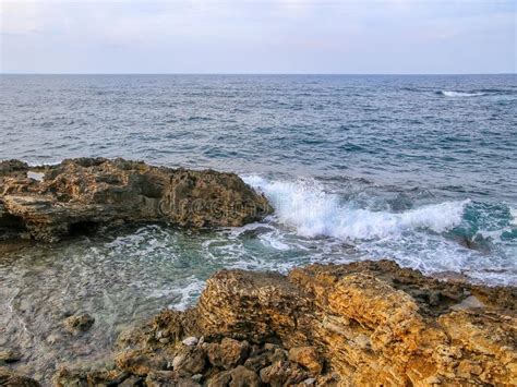 Seascape Waves Hitting The Coastal Rocks Stock Photo Image Of Nature