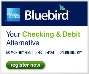 There's also the bluebird card , which is billed as an alternative to a traditional checking account. FREE American Express Bluebird Prepaid Checking & Debit ...