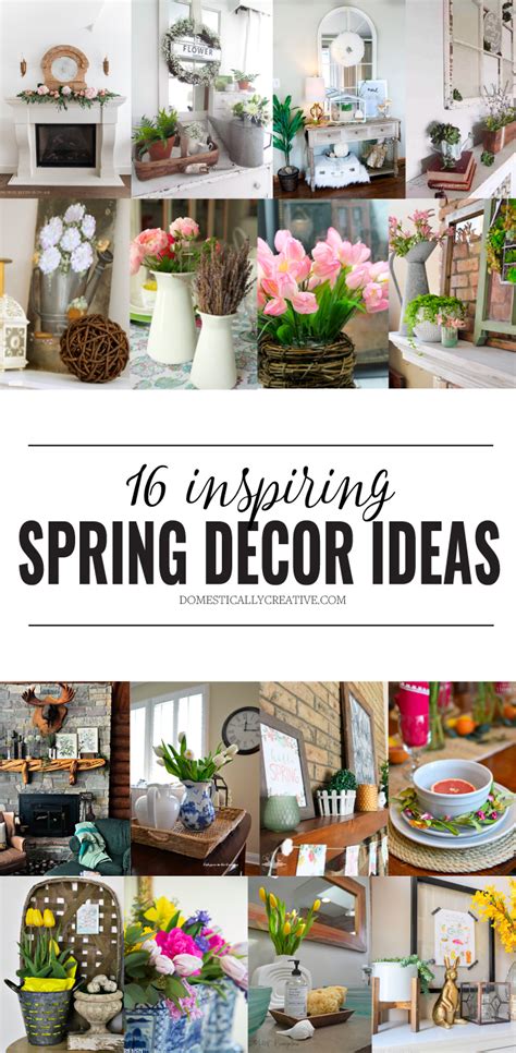 38 home decor products that'll refresh your bedroom for spring. Inspiring Spring Home Decor Ideas | Domestically Creative
