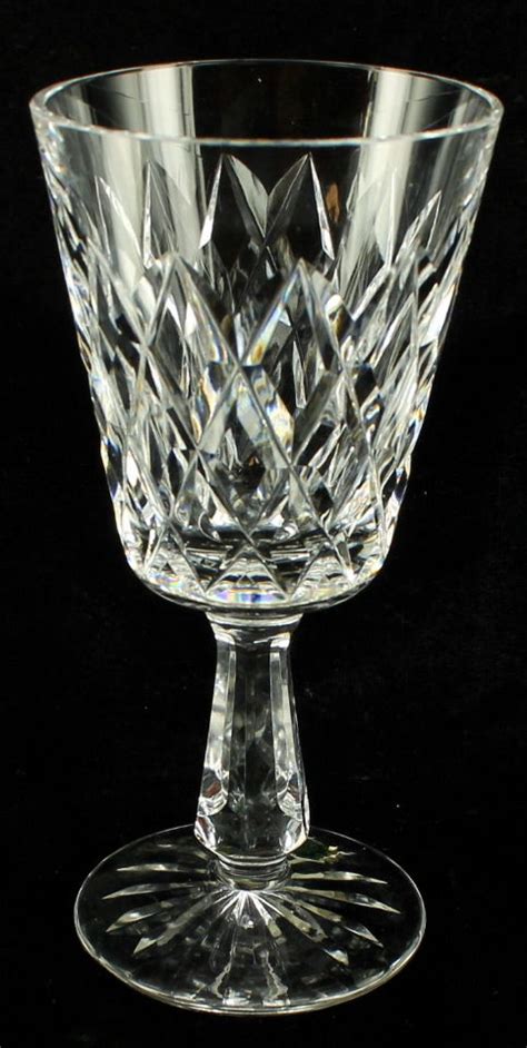 Vintage Waterford Kinsale Claret Wine Glass Glasses Hand Cut Crystal Signed Ebay
