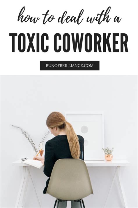 Listen Up Ladies How To Deal With A Toxic Coworker Positive Work Environment Career Advice