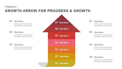 Progress & Growth Arrow PowerPoint Template and Keynote Progress and growth arrow PowerPoint ...