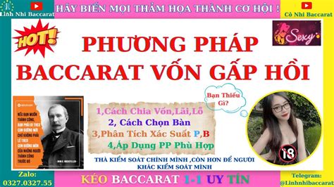 PHƯƠNG PHÁP BACCARAT VỐN GẤP HỒI MẸO CHƠI BACCARAT PHƯƠNG PHÁP CHƠI