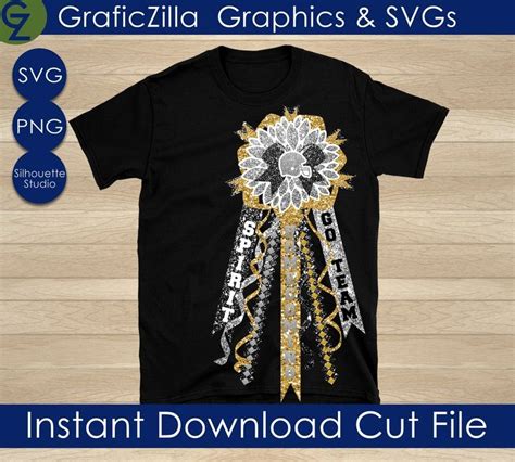 Homecoming Mum Svg Customizable Instant Download File Etsy In 2022