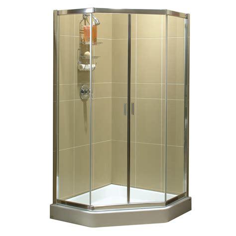 Lowe's home improvement, mooresville, north carolina. Shop MAAX 38-in W x 75-in H Polished Chrome Frameless Neo ...