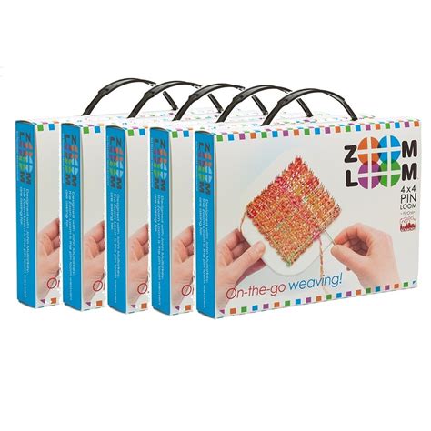 Zoom Loom 5 Pack Beginner Pin Loom Weaving Kits For Kids Etsy
