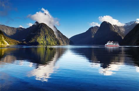 Scenic Cruising Milford Sound New Zealand