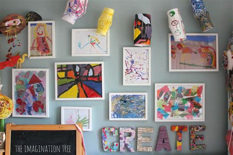 Creative Ways To Display Your Childrens Artwork Kids Art Galleries