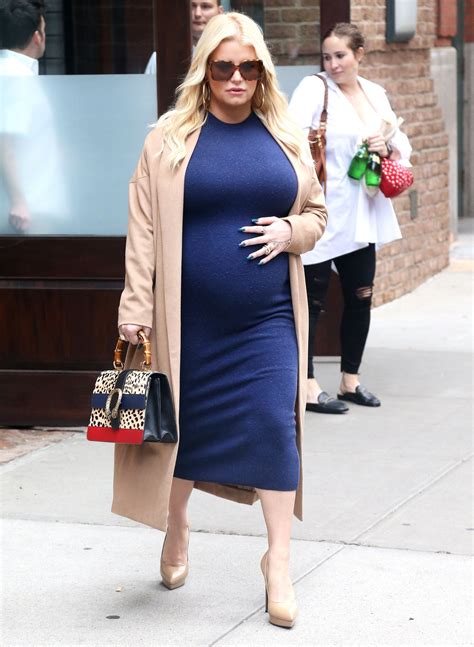 Jessica Simpson Third Pregnancy Style Best Maternity Fashion