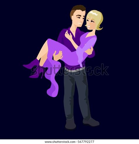 man holding woman his arms set stock vector royalty free 567792277 shutterstock