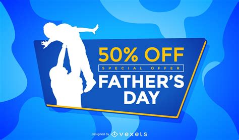 Fathers Day Sale Promo Vector Download