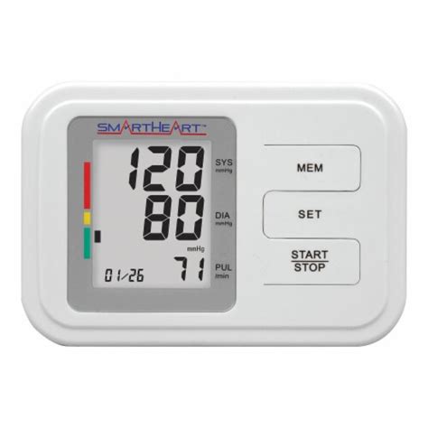 Smartheart Adult Cuff Arm Home Automatic Digital Blood Pressure Monitor