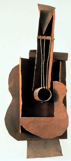Picasso Escultura Ensamblaje Y Soldadura Guitarra 1912 13