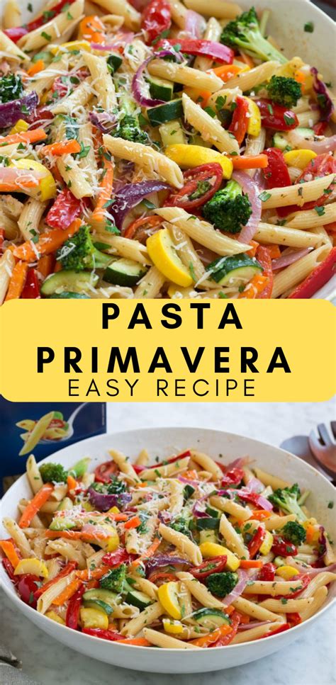 Pasta Primavera Easy Recipe Trending Recipes
