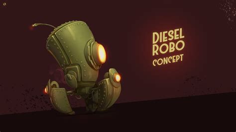 Artstation Dieselpunk Robot Concept