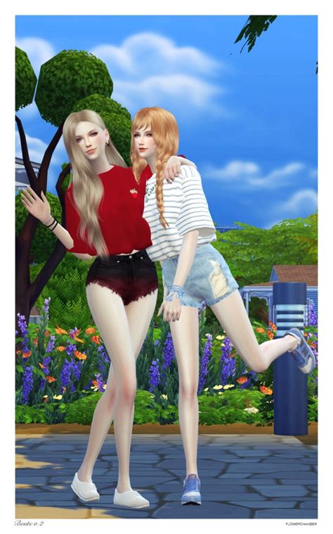 To download from it you need to install the userscript i created. Bestie Poses Set V.2 at Flower Chamber » Sims 4 Updates
