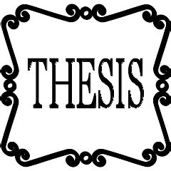 What is the thesis statement? Thesis With Scrollwork Border Clip Art at Clker.com - vector clip art online, royalty free ...