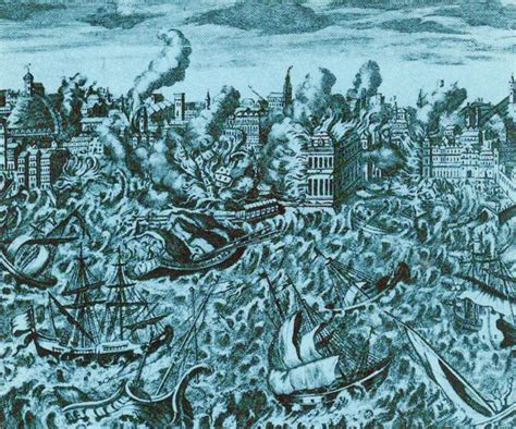 Desambientado Terramoto De Lisboa Em 1755 Ciência História E