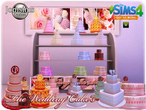 Sssvitlans The Wedding Cake S By Jomsims Sims 4