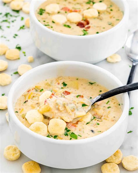 This New England Clam Chowder Is Packed With Clams Potatoes Crispy