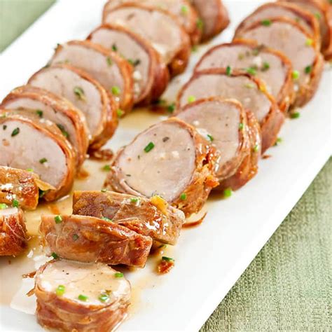 Prosciutto Wrapped Pork Tenderloin With Herb Pan Sauce Cooks Country