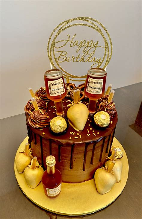Hennessy Cake Birthday Cake Hennessy Cake Whiskey Cake