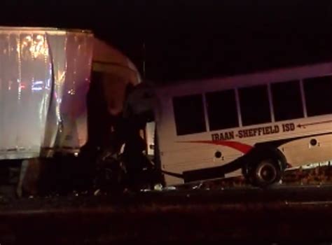 Cheerleaders In Critical Condition After Bus Smashes Into Lorry While Travelling Back From High