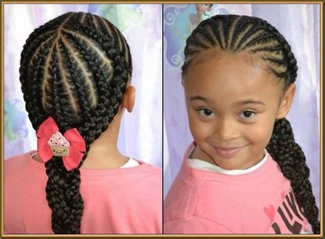 Here are some cool and very quick braided ideas that you can experiment with. Quick Braid Hairstyles For Kids | Cornrow styles for kids ...