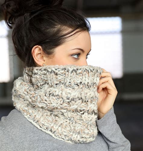 Knitting Patterns Galore Cabled Cowl