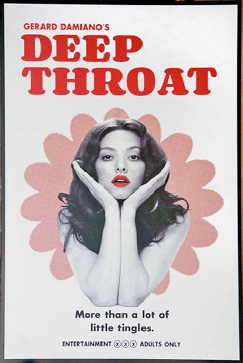 Amanda Seyfried As Linda Lovelace On Original Deep Throat Poster FirstShowing Net