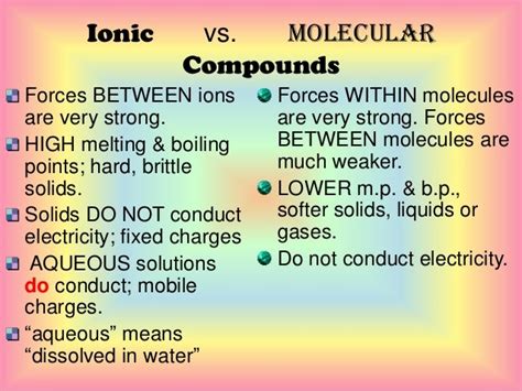 Properties Of Covalent Substances Metals And Ionic Compounds