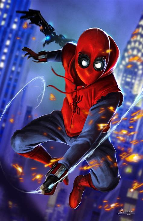 Spider Man Homecoming Fan Art By Ben Wilsonham Comic Heroes Marvel