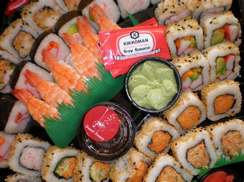 Fileokami Variety Sushi Platter Wikimedia Commons