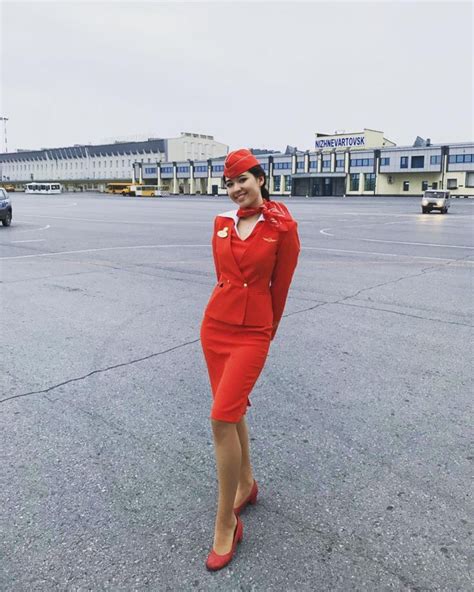 арина Менлиалиеваさん 日 sexy flight attendant sexy stewardess flight attendant