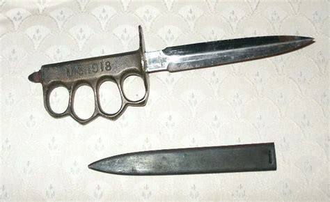 Rare And Original Ww1 1918 Trench Knife For Sale At