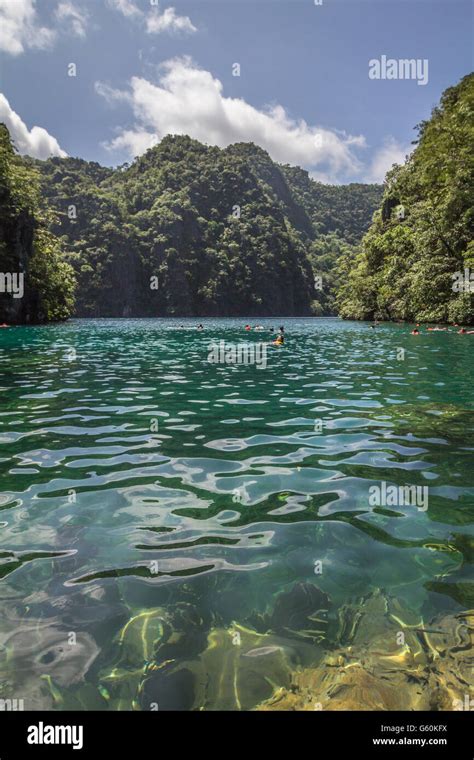 Kayangan Lake In Coron Palawan Island Philippines Stock Photo Alamy