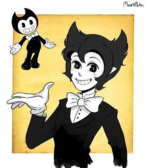 Bendy As A Human Bendy The Ink Machine Character Design Ink